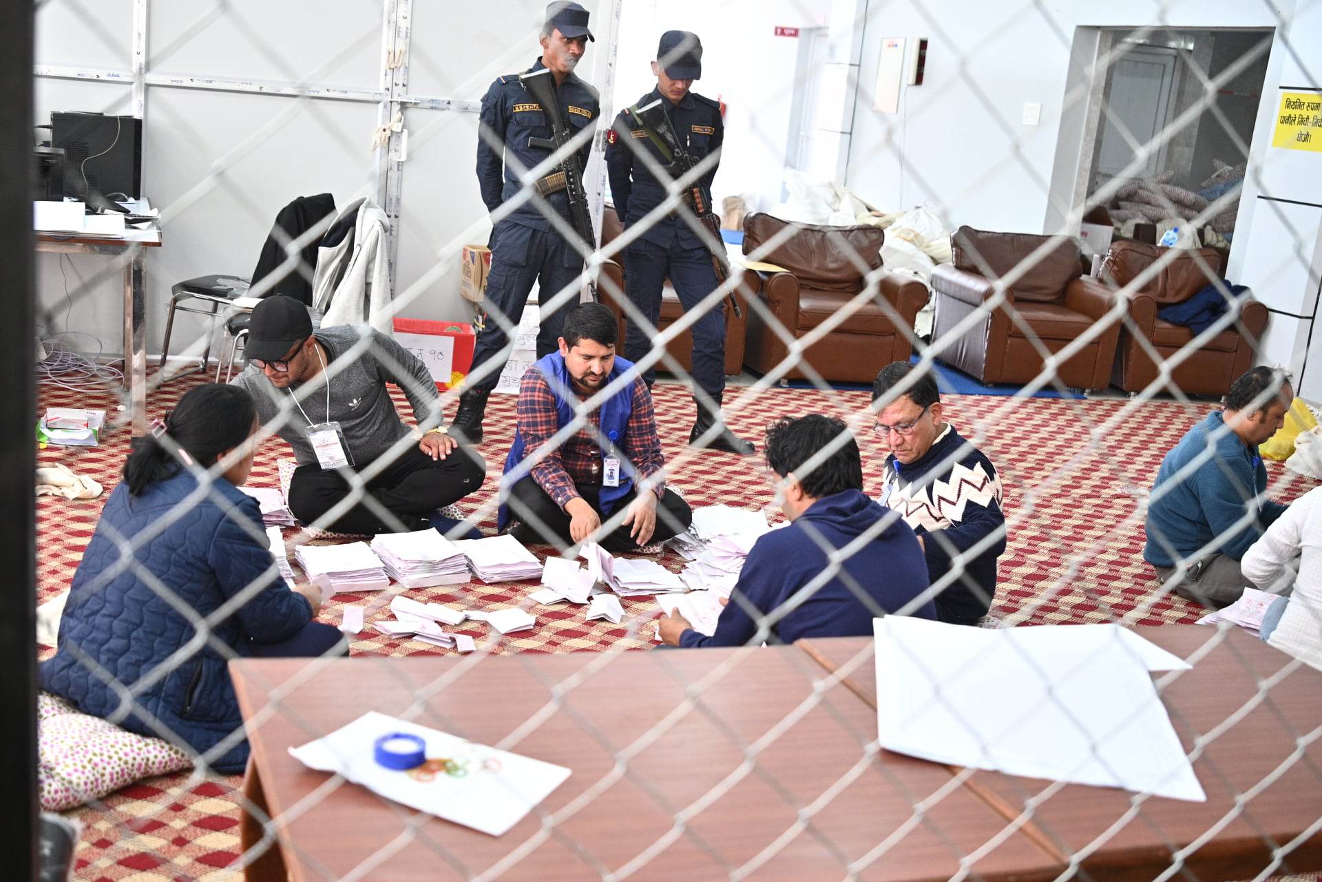 सकियो समानुपातिकतर्फको मतगणना